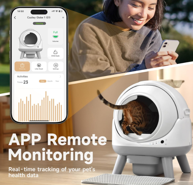 Self-Cleaning Automatic Cat Litter Box – Smart & Odor-Free
