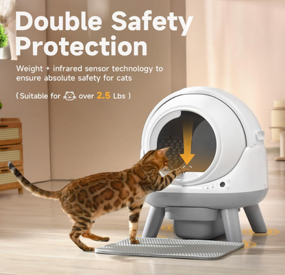 Self-Cleaning Automatic Cat Litter Box – Smart & Odor-Free
