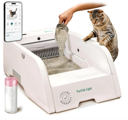 PurrTek Lite Smart Self-Cleaning Litter Box