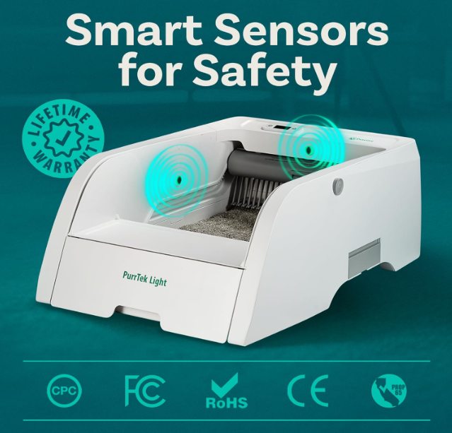 PurrTek Lite Smart Self-Cleaning Litter Box